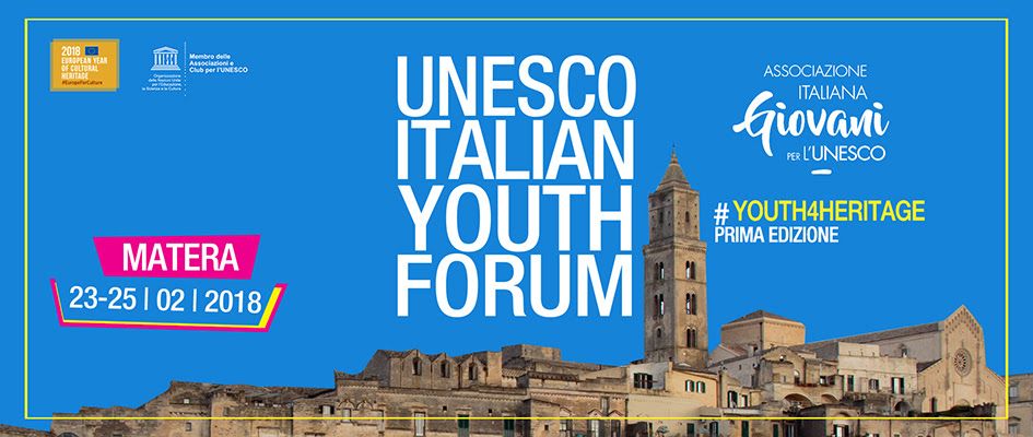 Matera ospiterà il primo Unesco Italian Youth Forum