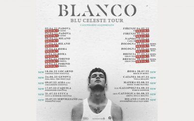 Blanco: le date estive del Blu Celeste Tour