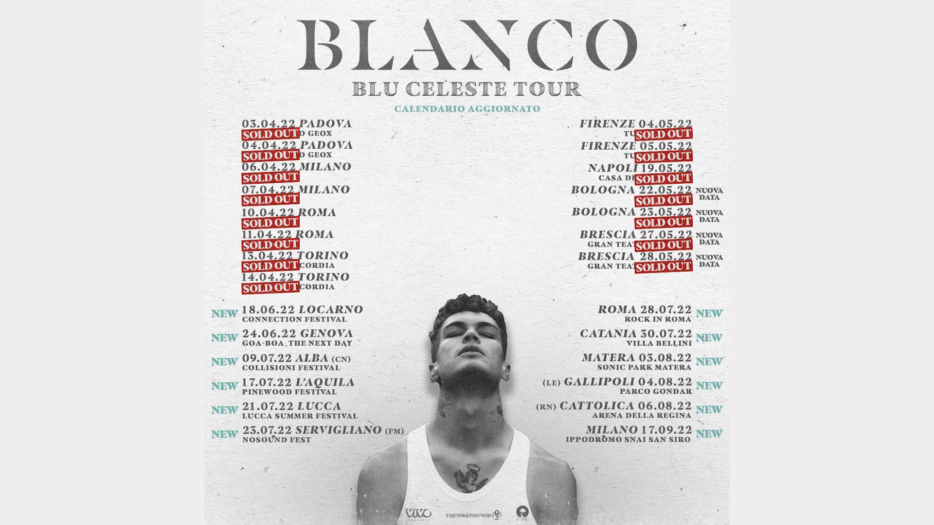 Blu Celeste Tour Blanco