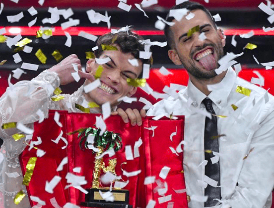 Mahmood e Blanco vincitori Sanremo 2022