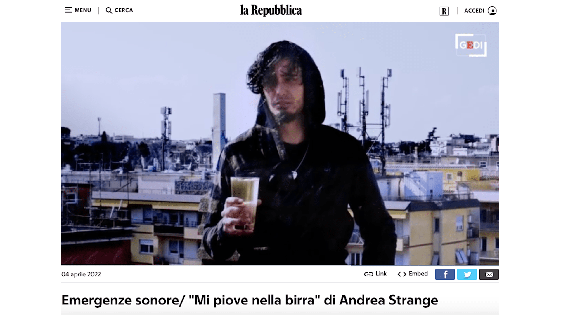 Andrea Strange Repubblica
