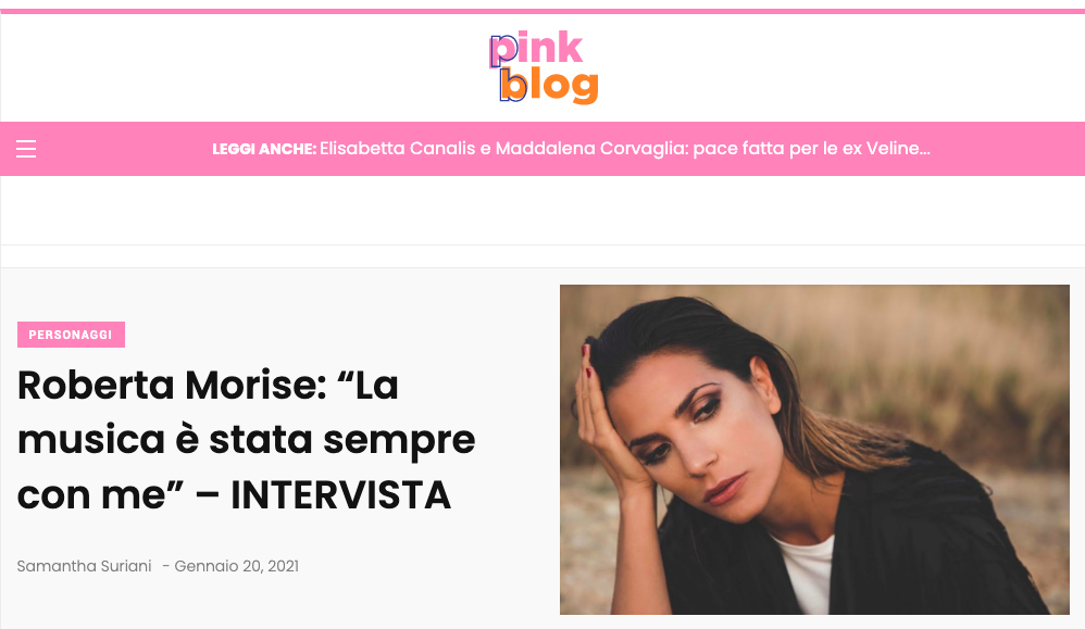 Pink Blog Morise