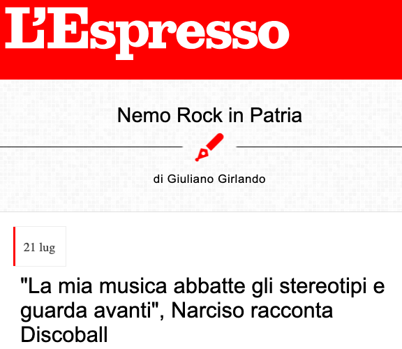 L'Espresso Narciso