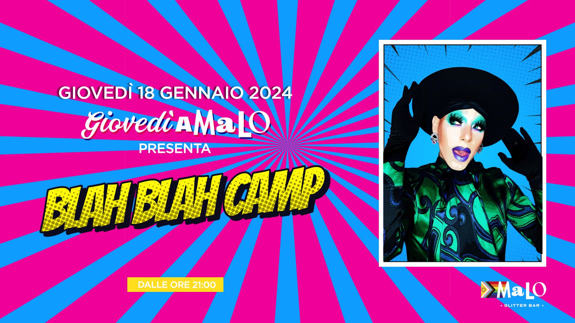 Blah Blah Camp – 18 Gennaio 2024