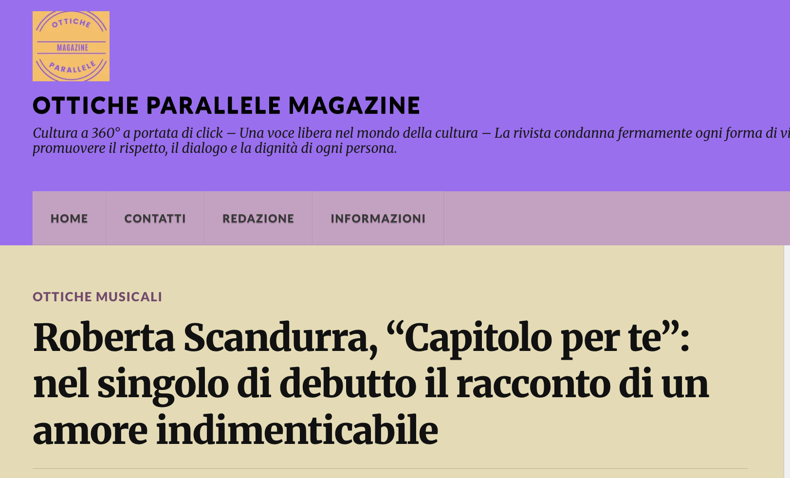 Roberta Scandurra Ottiche Parallele