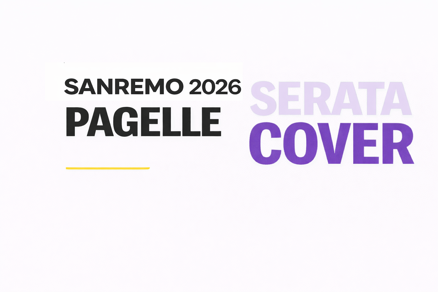 Pagelle Serata Cover Sanremo 2026