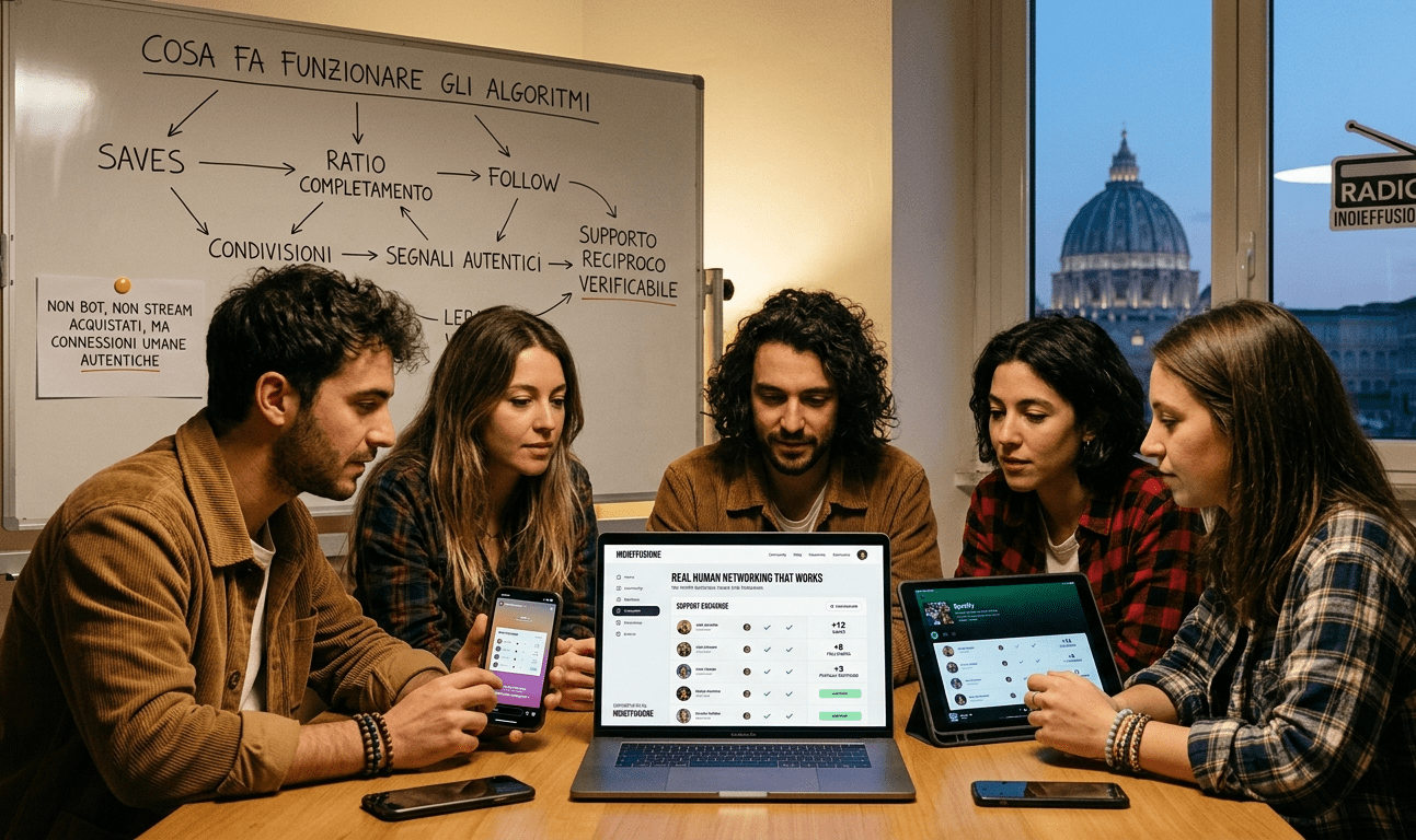Support Exchange networking musicale artisti indipendenti
