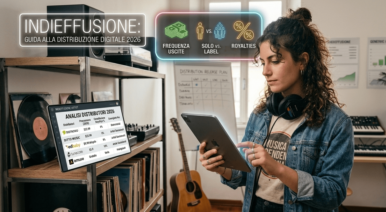 distribuire musica digitalmente