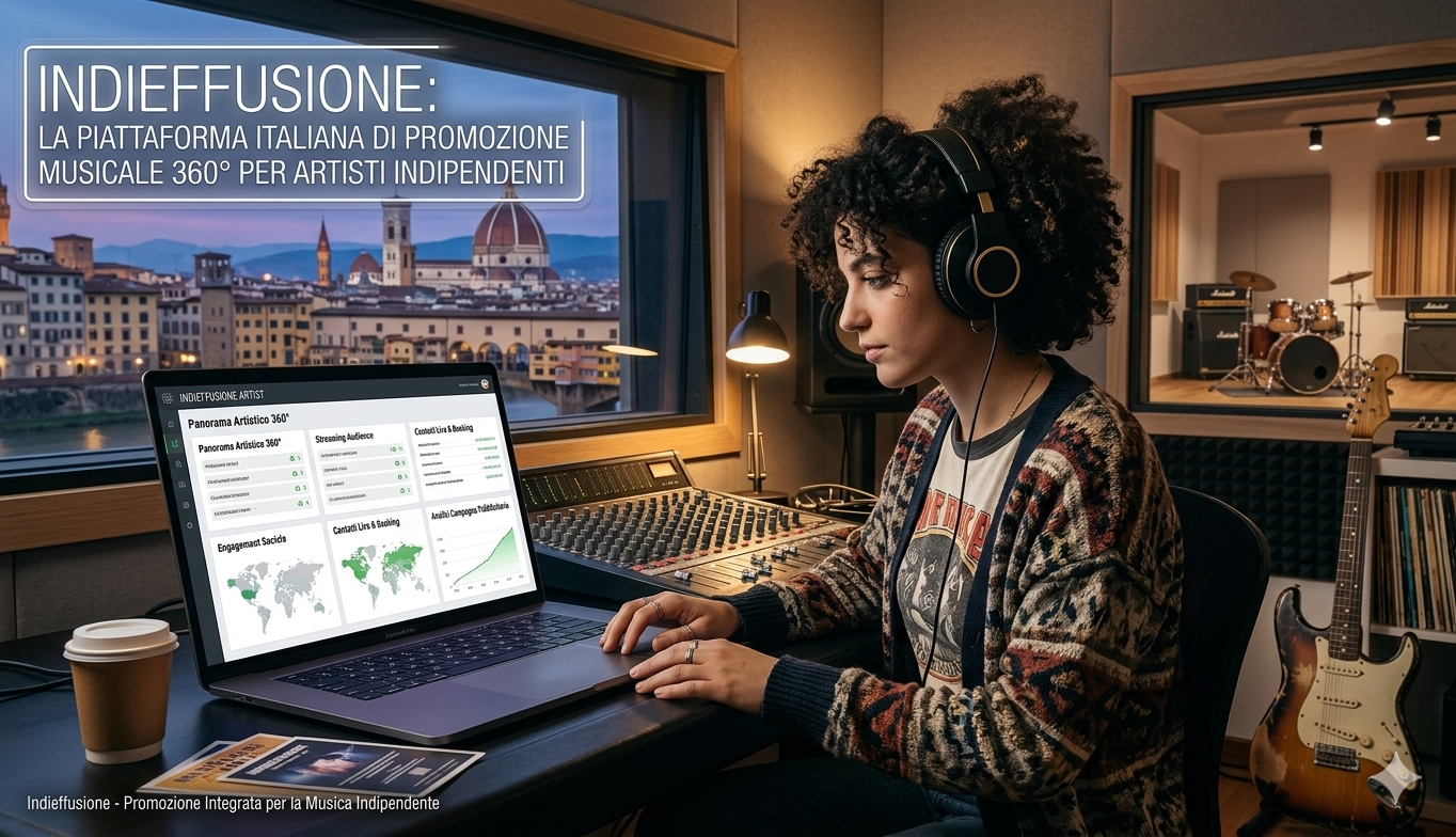 Indieffusione – piattaforma italiana di promozione musicale 360° per artisti indipendenti