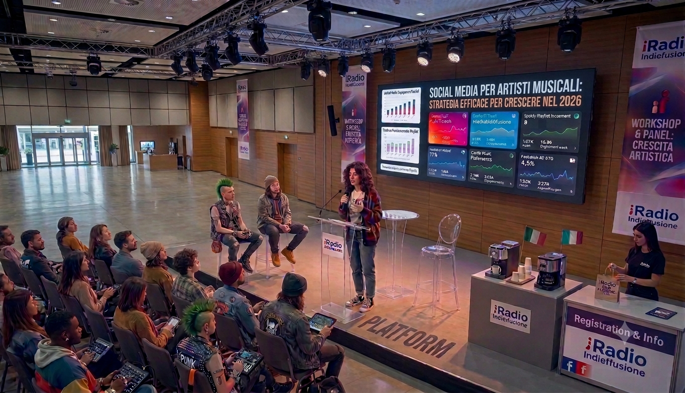 Social media per artisti musicali 2026: strategia TikTok, Instagram e YouTube
