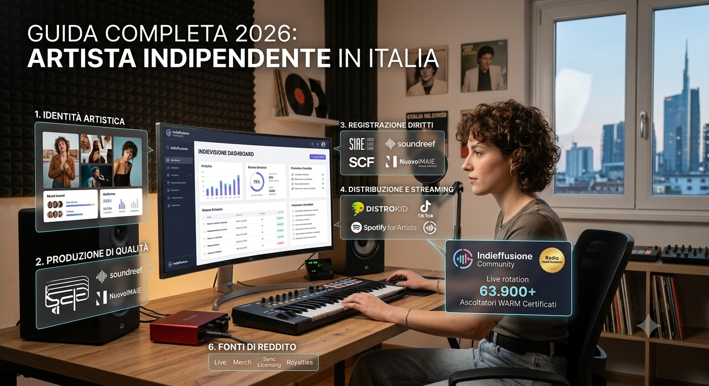 diventare artista musicale indipendente
