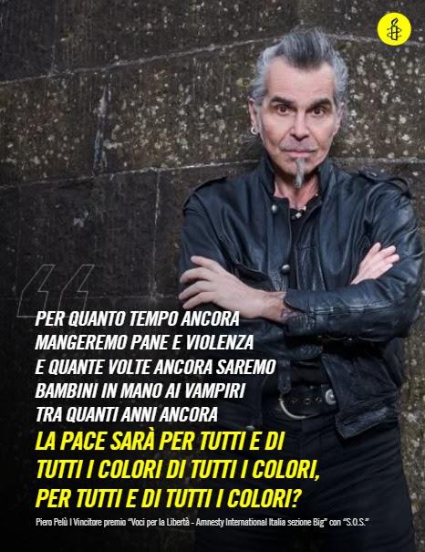Premio Amnesty 2026 Piero Pelù