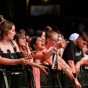 Pubblico durante il concerto di Massimo Pericolo a Rock in Roma