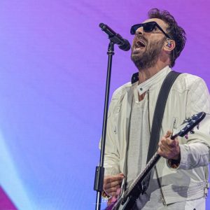 Cesare Cremonini sul palco del Circo Massimo con vista sul Palatino, Roma Live26 – foto Stefano Ciccarelli