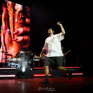 Frah Quintale – stage name of Francesco Servidei - performs live during the concert of his Summer Tour ‘26 at Auditorium Parco della Musica on July 19, 2026 in Rome, Italy. (Credit: Roberto Bettacchi)