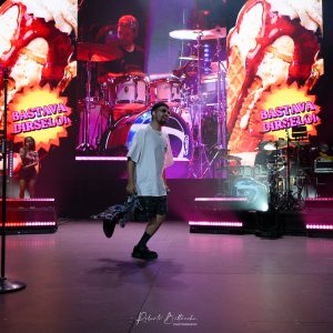 Frah Quintale – stage name of Francesco Servidei - performs live during the concert of his Summer Tour ‘26 at Auditorium Parco della Musica on July 19, 2026 in Rome, Italy. (Credit: Roberto Bettacchi)