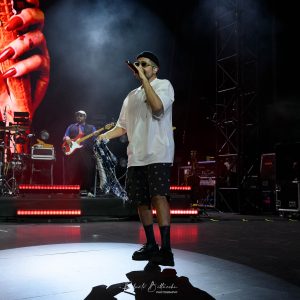 Frah Quintale – stage name of Francesco Servidei - performs live during the concert of his Summer Tour ‘26 at Auditorium Parco della Musica on July 19, 2026 in Rome, Italy. (Credit: Roberto Bettacchi)