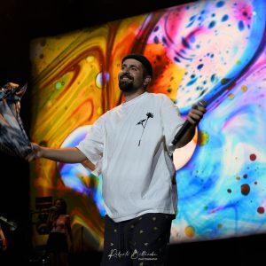 Frah Quintale – stage name of Francesco Servidei - performs live during the concert of his Summer Tour ‘26 at Auditorium Parco della Musica on July 19, 2026 in Rome, Italy. (Credit: Roberto Bettacchi)