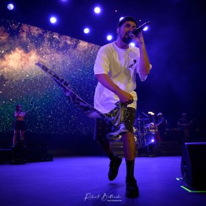 Frah Quintale – stage name of Francesco Servidei - performs live during the concert of his Summer Tour ‘26 at Auditorium Parco della Musica on July 19, 2026 in Rome, Italy. (Credit: Roberto Bettacchi)